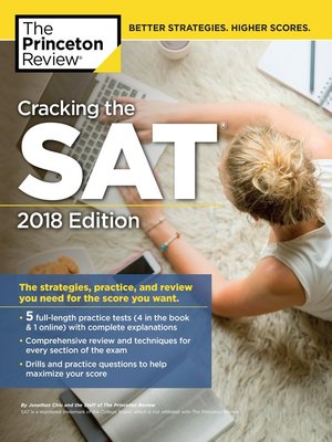 cover image of Cracking the SAT with 5 Practice Tests, 2018 Edition